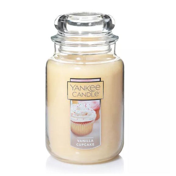 NWT Yankee Candle Large Jar Vanilla Cupcake Candle